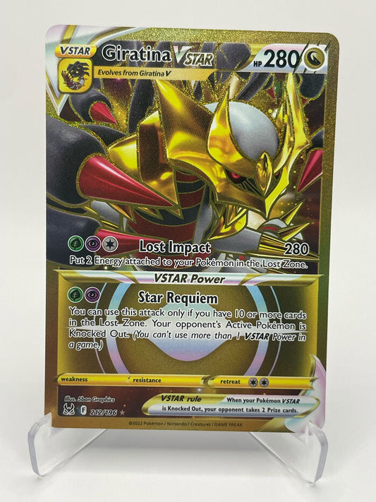 Pokemon Karte Giratina VSTAR 212/196